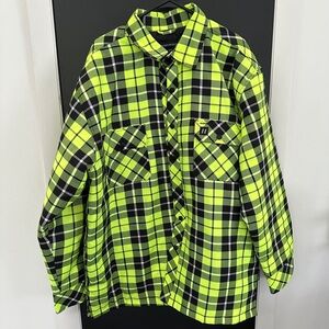 High Vis Quilted Flannel